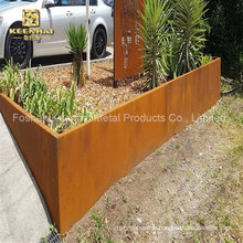 Metal Fabrication Plant Pot Corten Steel Planter (KH-FP-01)